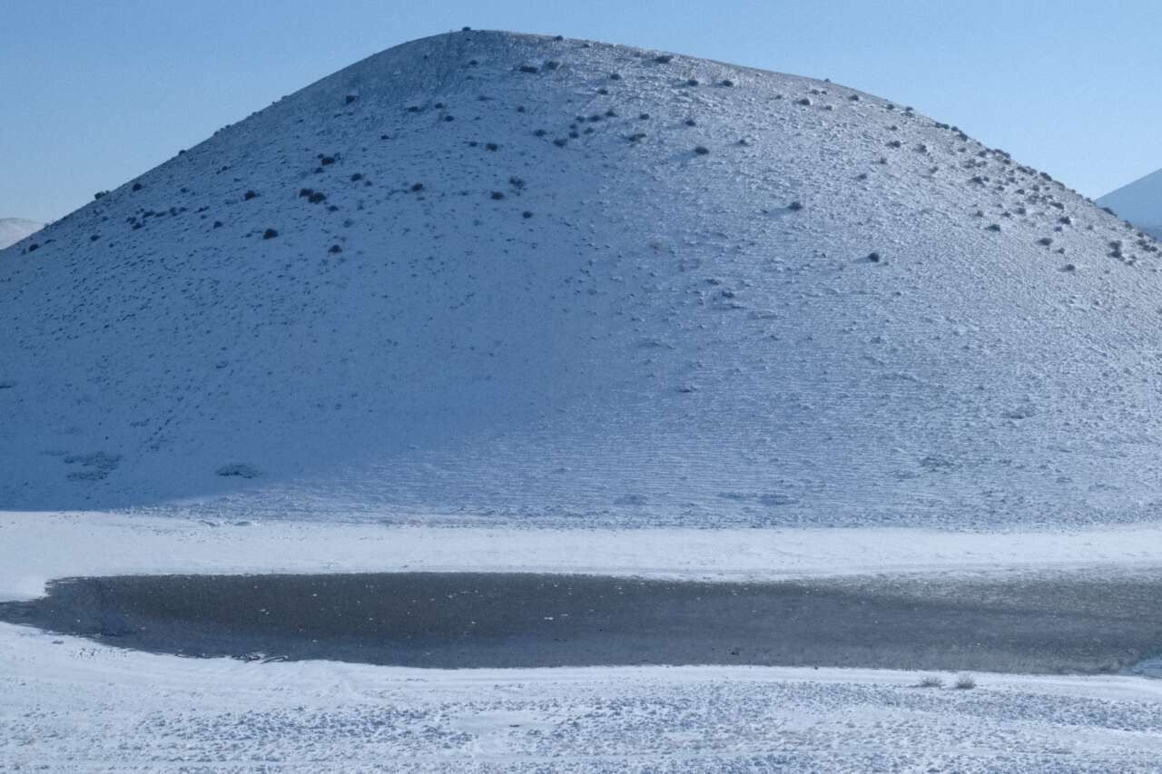 Konya’nın doğa harikası karla eşsiz manzara sundu 3